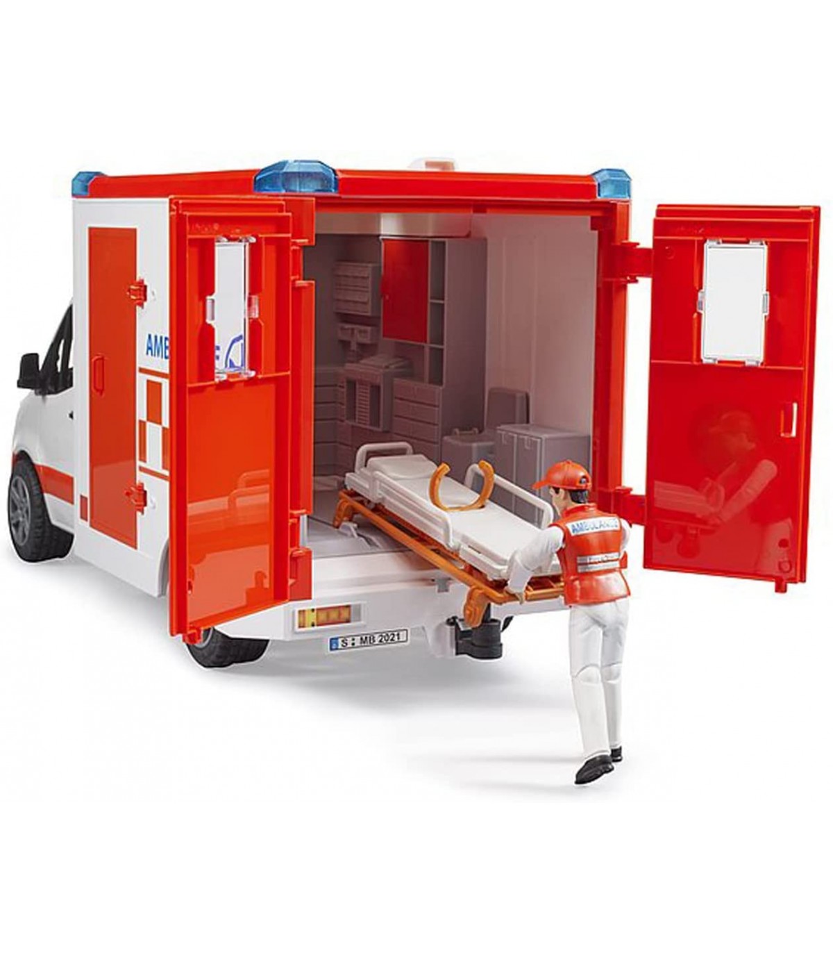 BRUDER 02676 - Ambulanta Mercedes Benz Sprinter cu paramedic