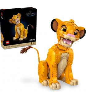 LEGO Disney Classic 43247 - Adolescentul Simba, Regele Leu (1445 piese)