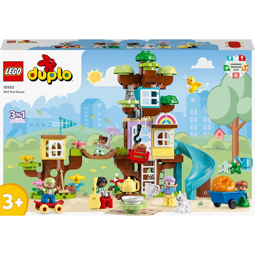LEGO DUPLO 10993 - Casa din copac 3 in 1  (126 piese)