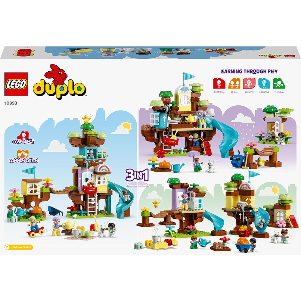 LEGO DUPLO 10993 - Casa din copac 3 in 1  (126 piese)