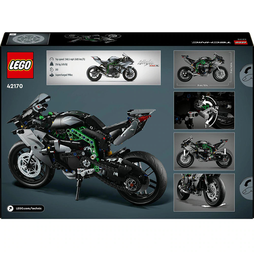 LEGO Technic 42170 - Motocicleta Kawasaki Ninja H2R (643 piese)