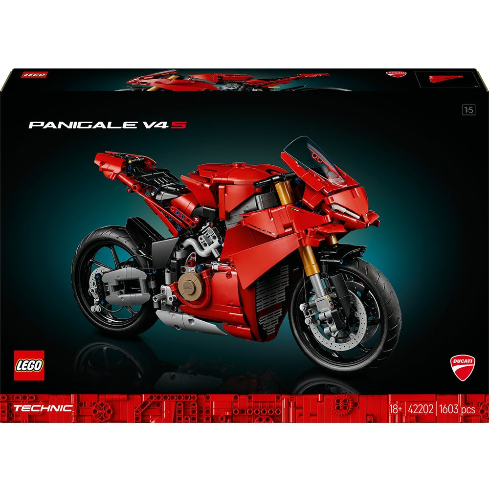 LEGO Technic 42202 - Motocicleta Ducati Panigale V4 S (1603 piese)