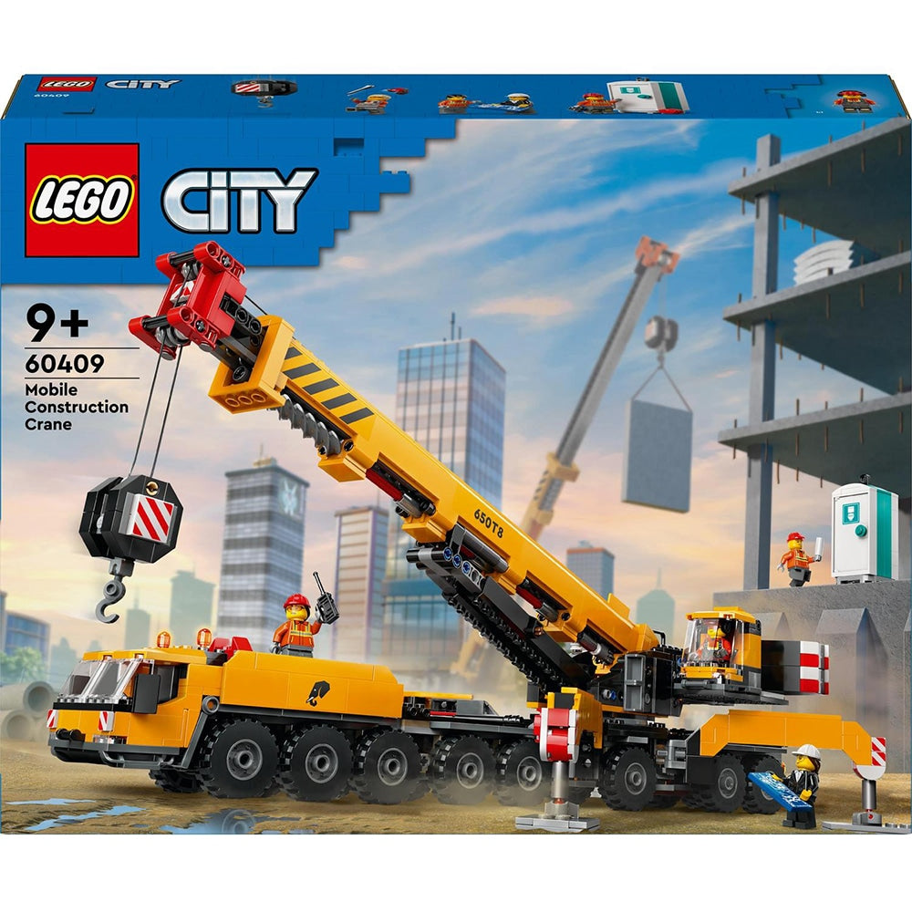 LEGO City 60409 - Macara mobila galbena de constructii (1116 piese)
