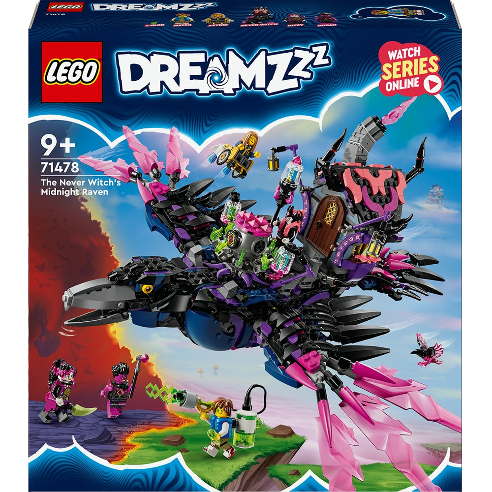 LEGO DREAMZzz 71478 - Corbul de la miezul noptii al vrajitoarei din Never (1203 piese)