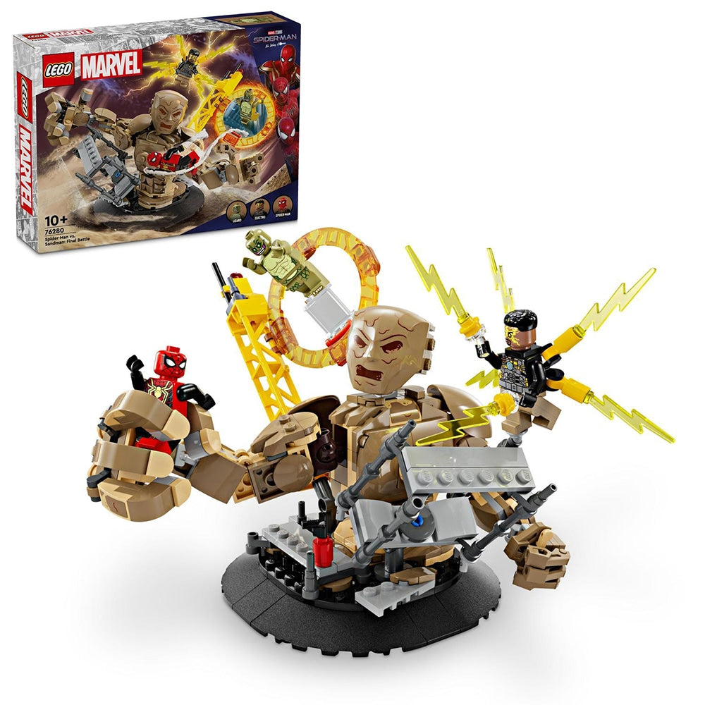 LEGO Marvel 76280 - Omul Paianjen vs Sandman: Batalia finala (347 piese)