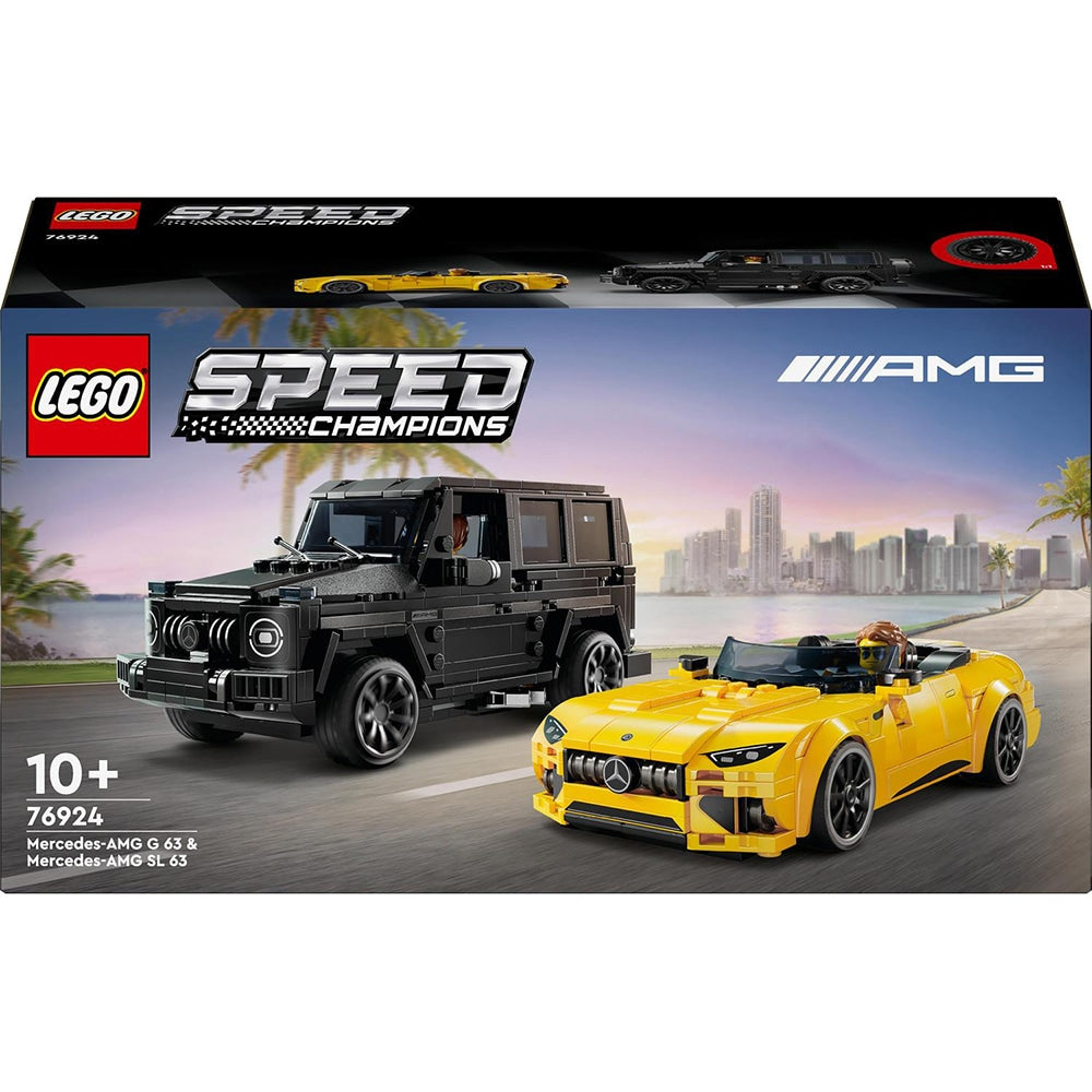 LEGO Speed Champions 76924 - Mercedes-AMG G 63 si Mercedes-AMG SL 63 (808 piese)