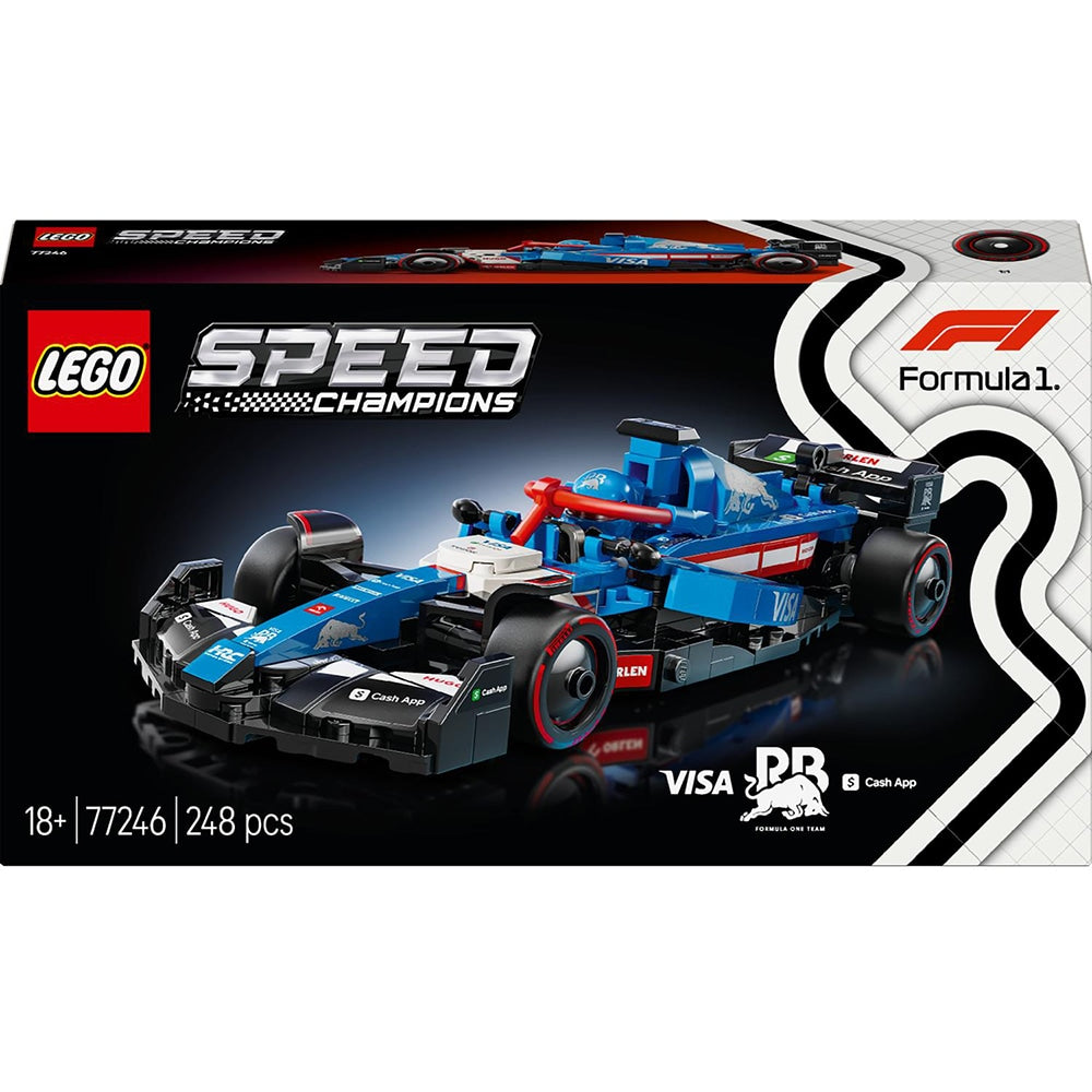 LEGO Speed Champions 77246 - Masina de curse F1® Visa Cash App RB VCARB 01  (248 piese)