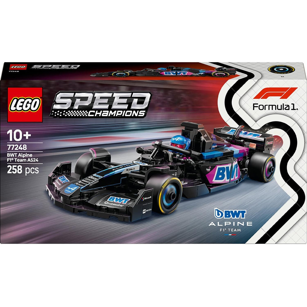 LEGO Speed Champions 77248 - Masina de curse BWT Alpine F1® Team A524 (258 piese)