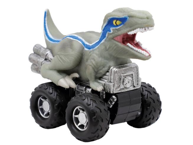 Masinuta Jurassic World cu pull back - 8cm