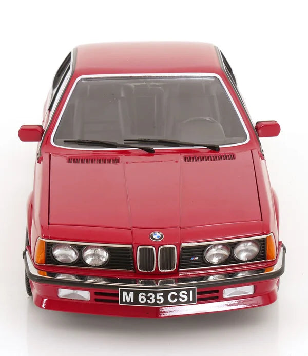 BMW 6-series M635 Csi E24 rosu - 1/12 KK-Scale