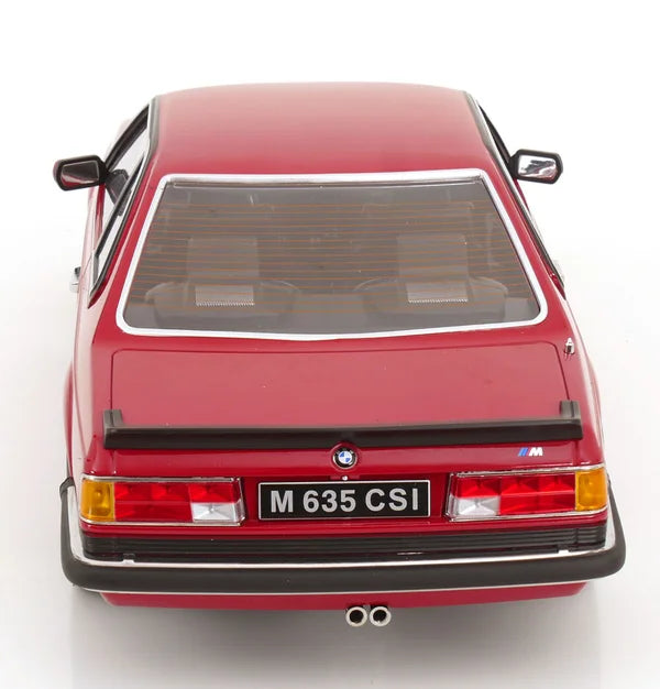 BMW 6-series M635 Csi E24 rosu - 1/12 KK-Scale