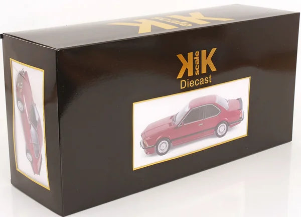 BMW 6-series M635 Csi E24 rosu - 1/12 KK-Scale
