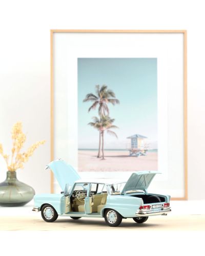 Mercedes-Benz 220 S bleu 1965 - 1/18 Norev