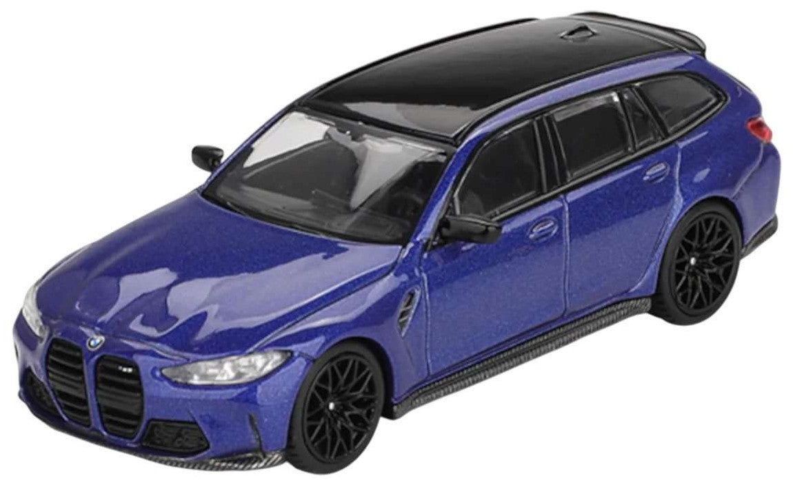BMW M3 Competition Touring Portimao blue metallic - 1/64 Mini GT