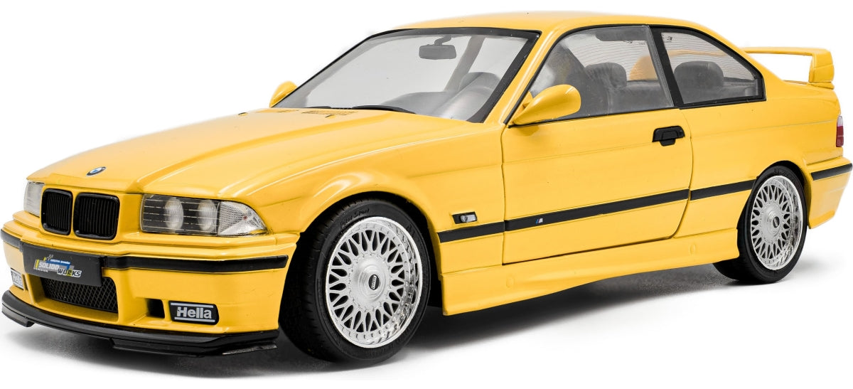 BMW E36 M3 dakar yellow solido works 1991 - 1/18 Solido