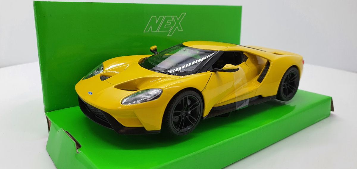 Ford GT 2017 galben - 1/24 Welly