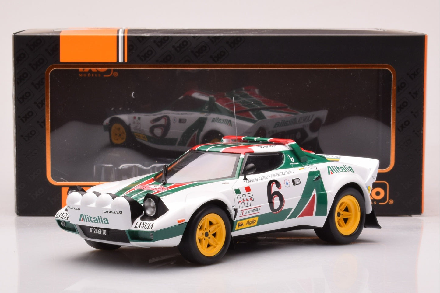 Lancia Stratos HF #6 Rallye Monte-Carlo 1976 - 1/18 Ixo Models