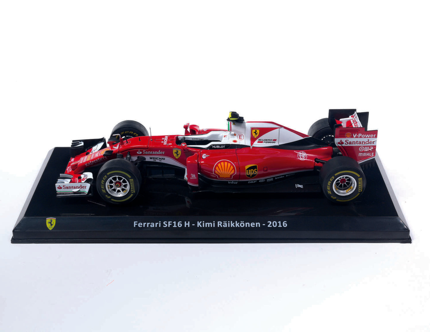 Formula 1 Ferrari SF16 H - Kimi Raikkonen 2016 cu vitrina plexiglass - 1/24 Edicola