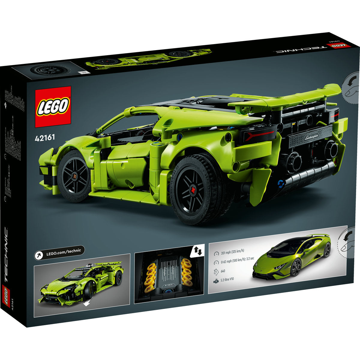 LEGO Technic 42161 - Lamborghini Huracán Tecnica (806 piese)