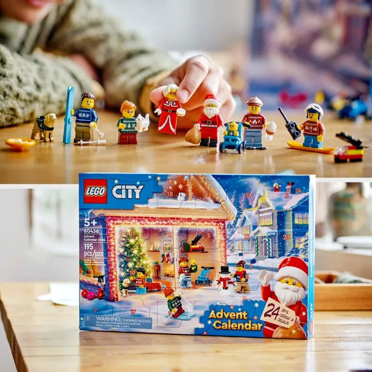 LEGO City 60436 - Calendar de advent (195 piese)