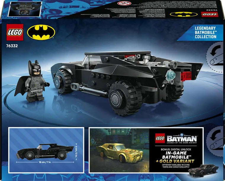 LEGO DC 76332 - Batmobilul din Batman (330 piese)