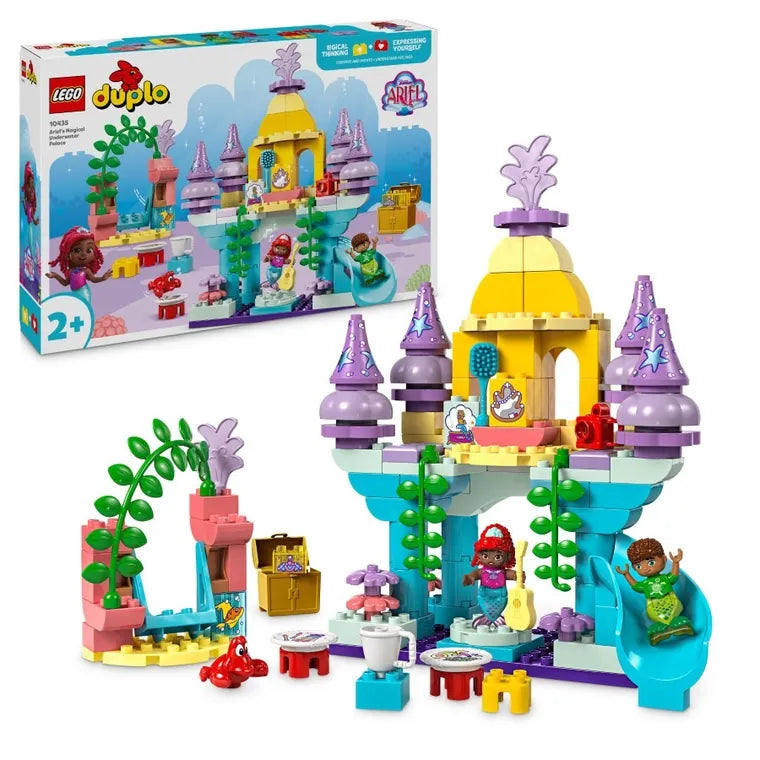 LEGO DUPLO Disney 10435 - Palatul subacvatic magic al lui Ariel (116 piese)