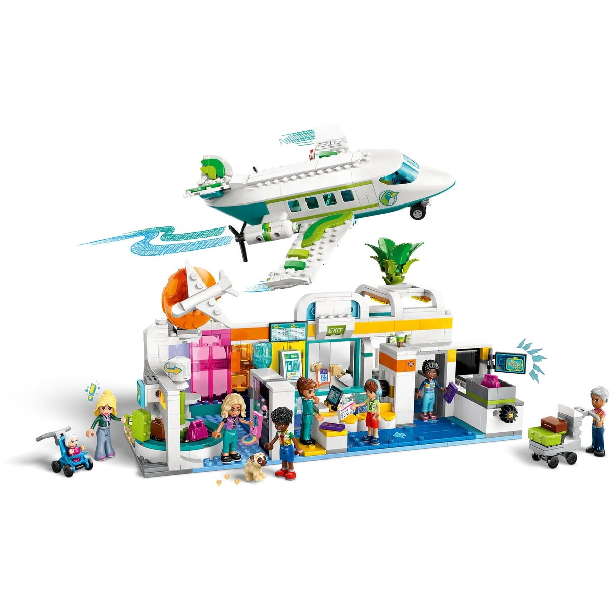 LEGO Friends 42656 - Aeroport si avion din orasul Heartlake (958 piese)