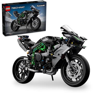 LEGO Technic 42170 - Motocicleta Kawasaki Ninja H2R (643 piese)
