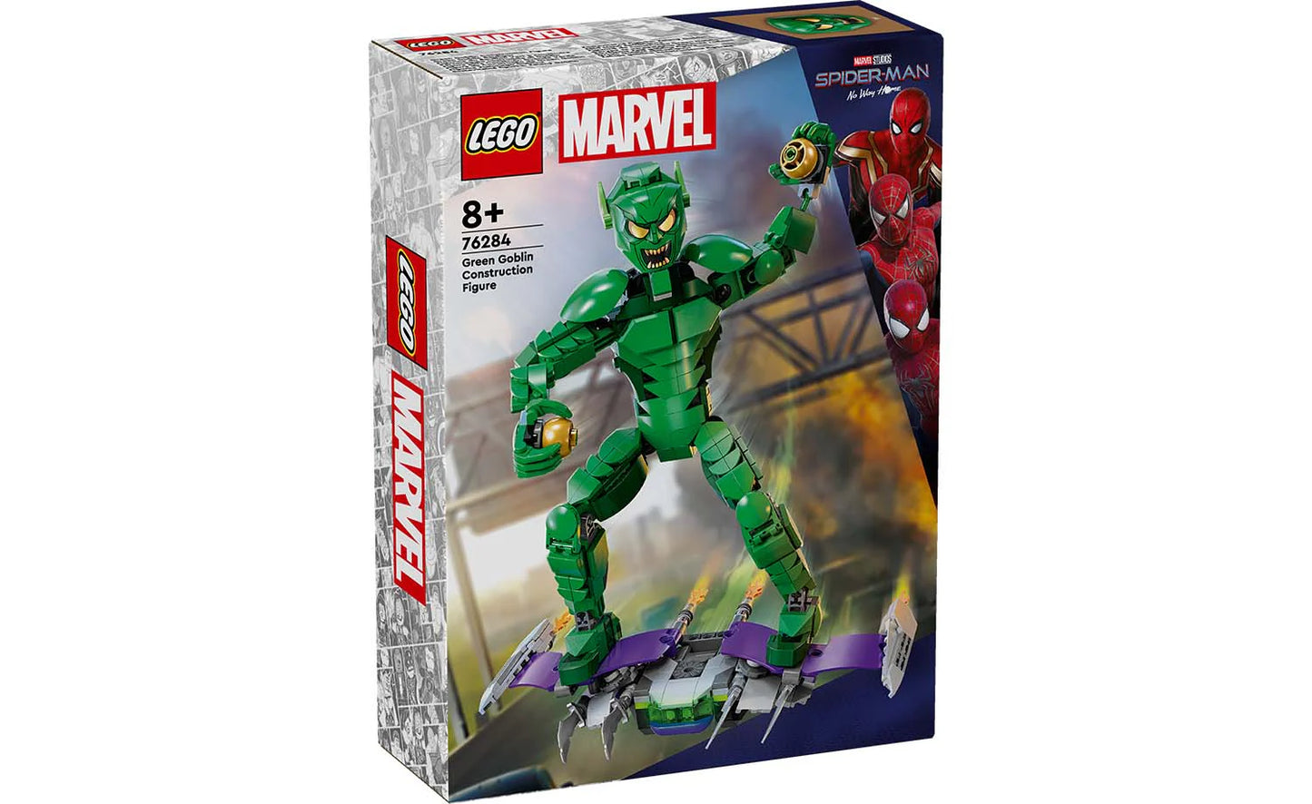 LEGO Marvel 76284 - Figurina de constructie Green Goblin (471 piese)