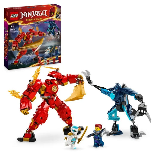 LEGO Ninjago 71808 - Robotul stihie de foc al lui Kai (322 piese)