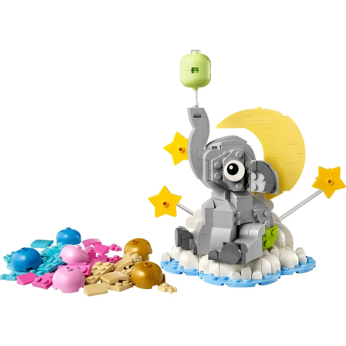 LEGO Iconic 40814 - Pui de elefant pe cer (402 piese)
