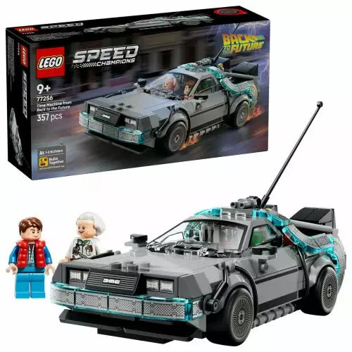 LEGO Speed Champions 77256 - Masina timpului din inapoi in viitor (357 piese)
