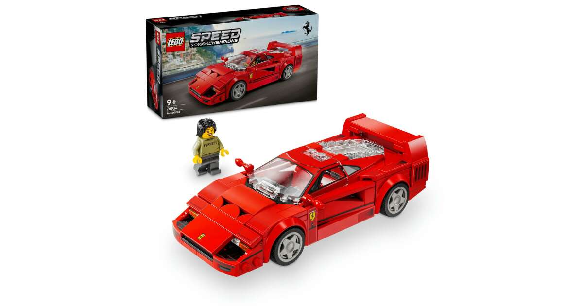 LEGO Speed Champions 76934 - Supermasina Ferrari F40 (318 piese)