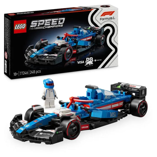 LEGO Speed Champions 77246 - Masina de curse F1® Visa Cash App RB VCARB 01  (248 piese)