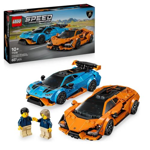 LEGO Speed Champions 77238 - Lamborghini Revuelto si Huracán STO (607 piese)