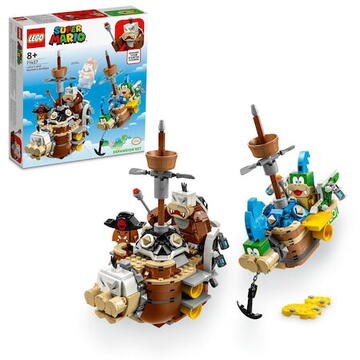 LEGO Super Mario 71427 - Set de extindere - Zepelinele lui Larry si Morton (1062 piese)