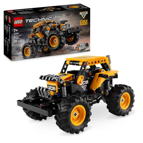 LEGO Technic 42199 - Monster Jam DIGatron cu pull-back (218 piese)