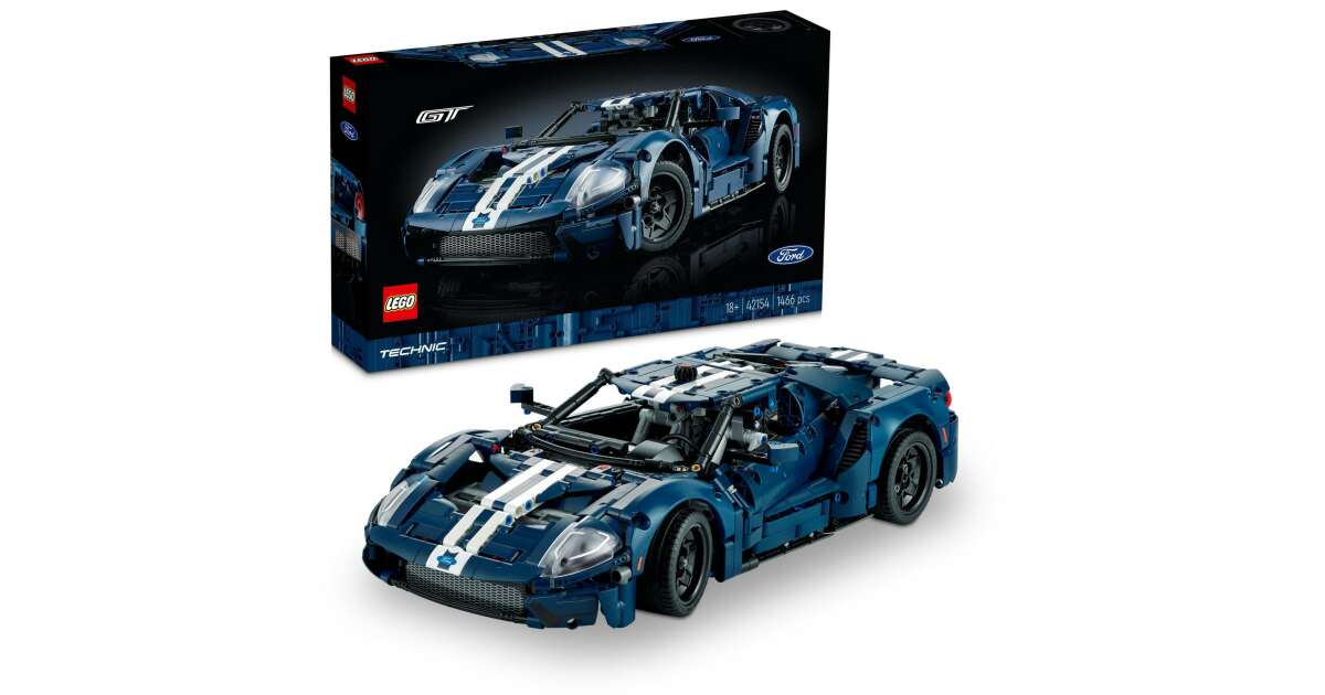 LEGO Technic 42154 - Ford GT 2022 (1466 piese)