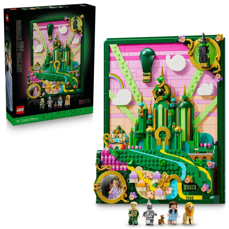 LEGO Wicked 75685 - Tablou Emerald City (1518 piese)