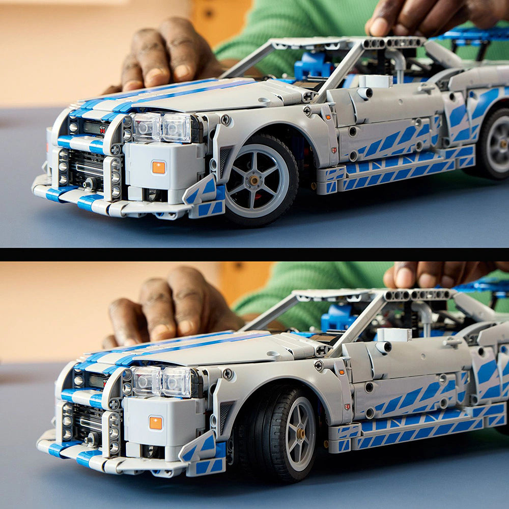 LEGO Technic 42210 - Masina Nissan Skyline GT-R (R34) din Mai furios, mai iute (1410 piese)