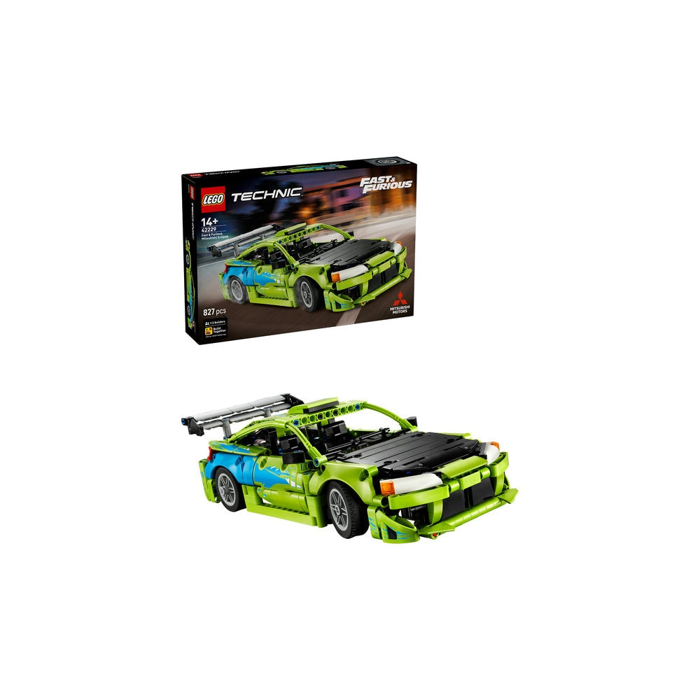 LEGO Technic 42229 - Masina Mitsubishi Eclipse din Fast and Furious (827 piese)