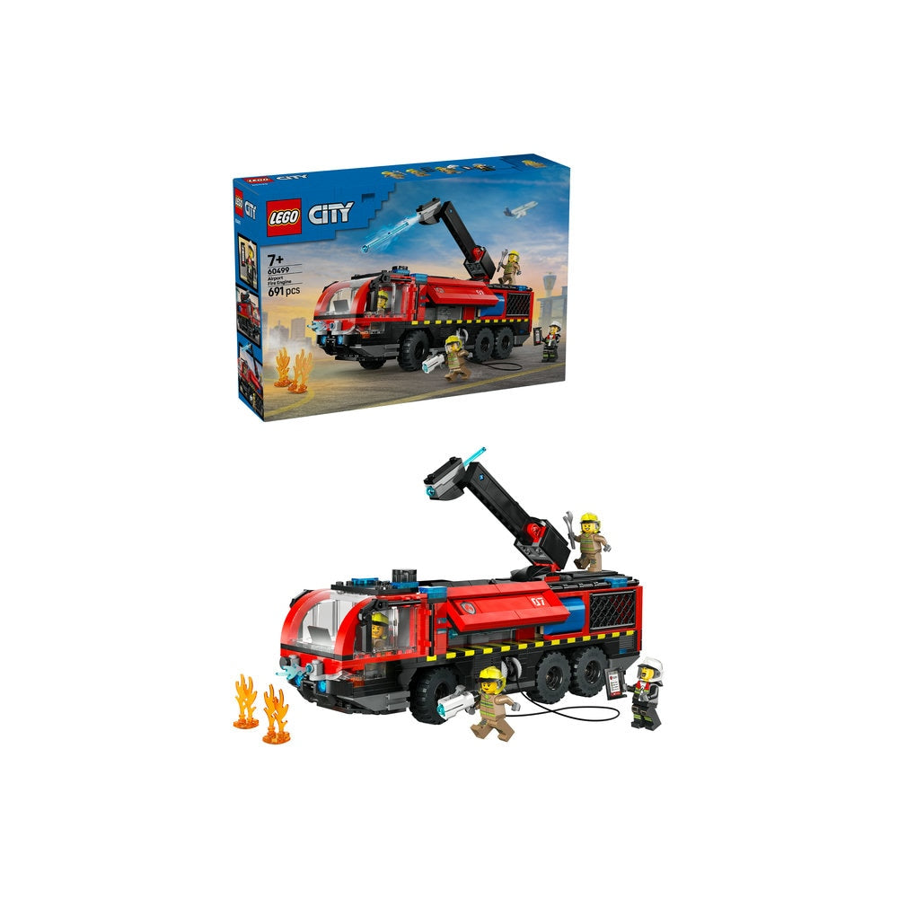 LEGO City 60499 - Autospeciala de pompieri la aeroport (691 piese)