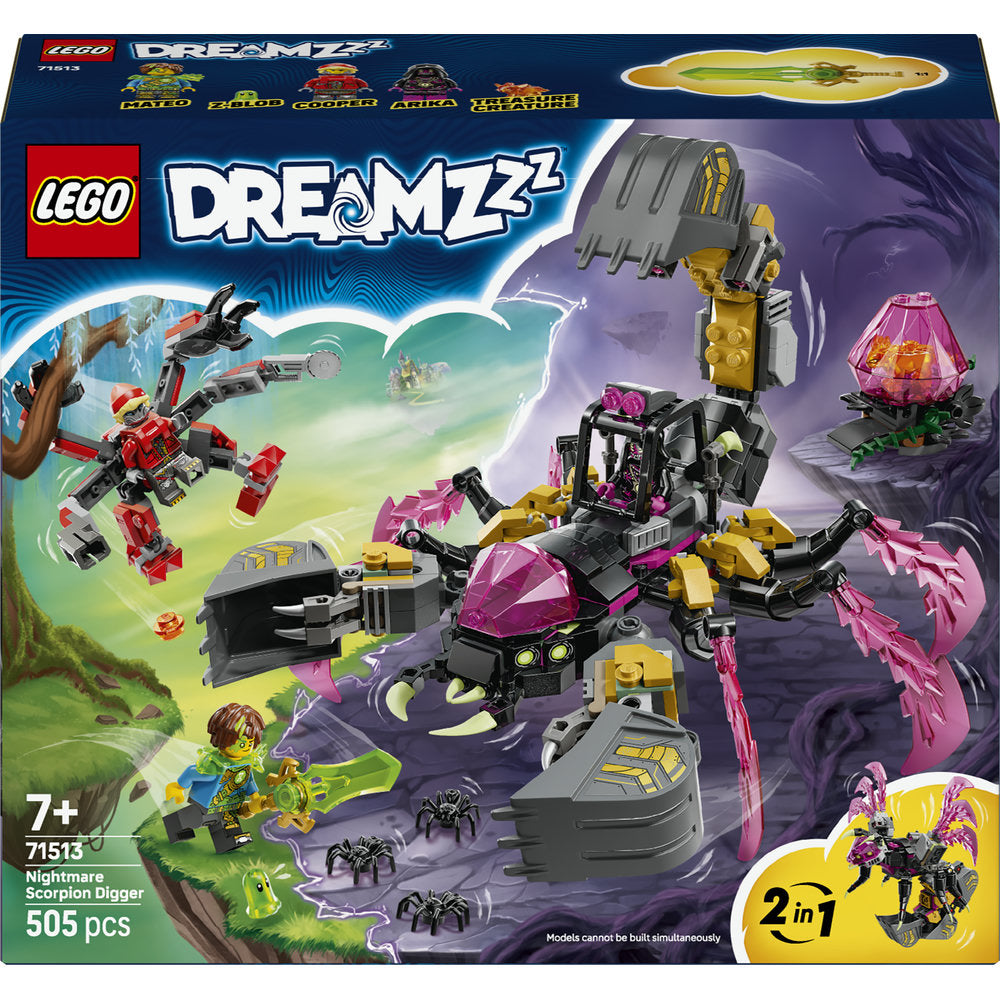 LEGO DREAMZzz 71513 - Excavator scorpion de cosmar (505 piese)
