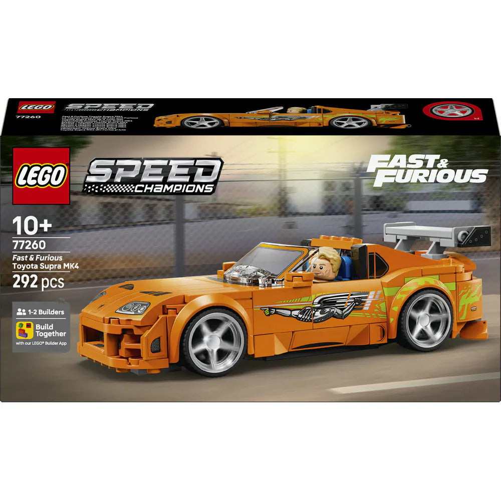 LEGO Speed Champions 77260 - Toyota Supra MK4 din Furios si iute (292 piese)