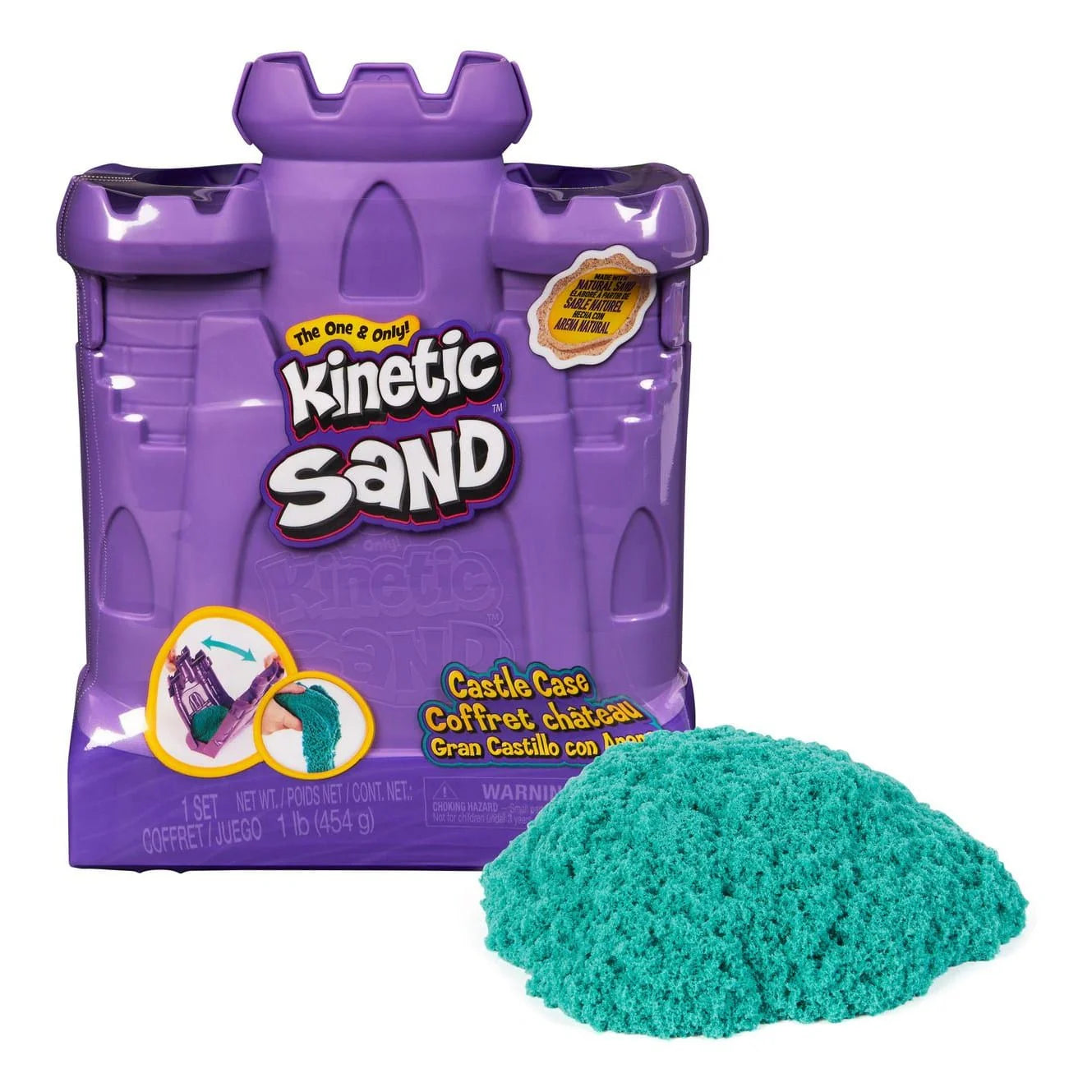 Set de joaca cu nisip Kinetic Sand - Castelul