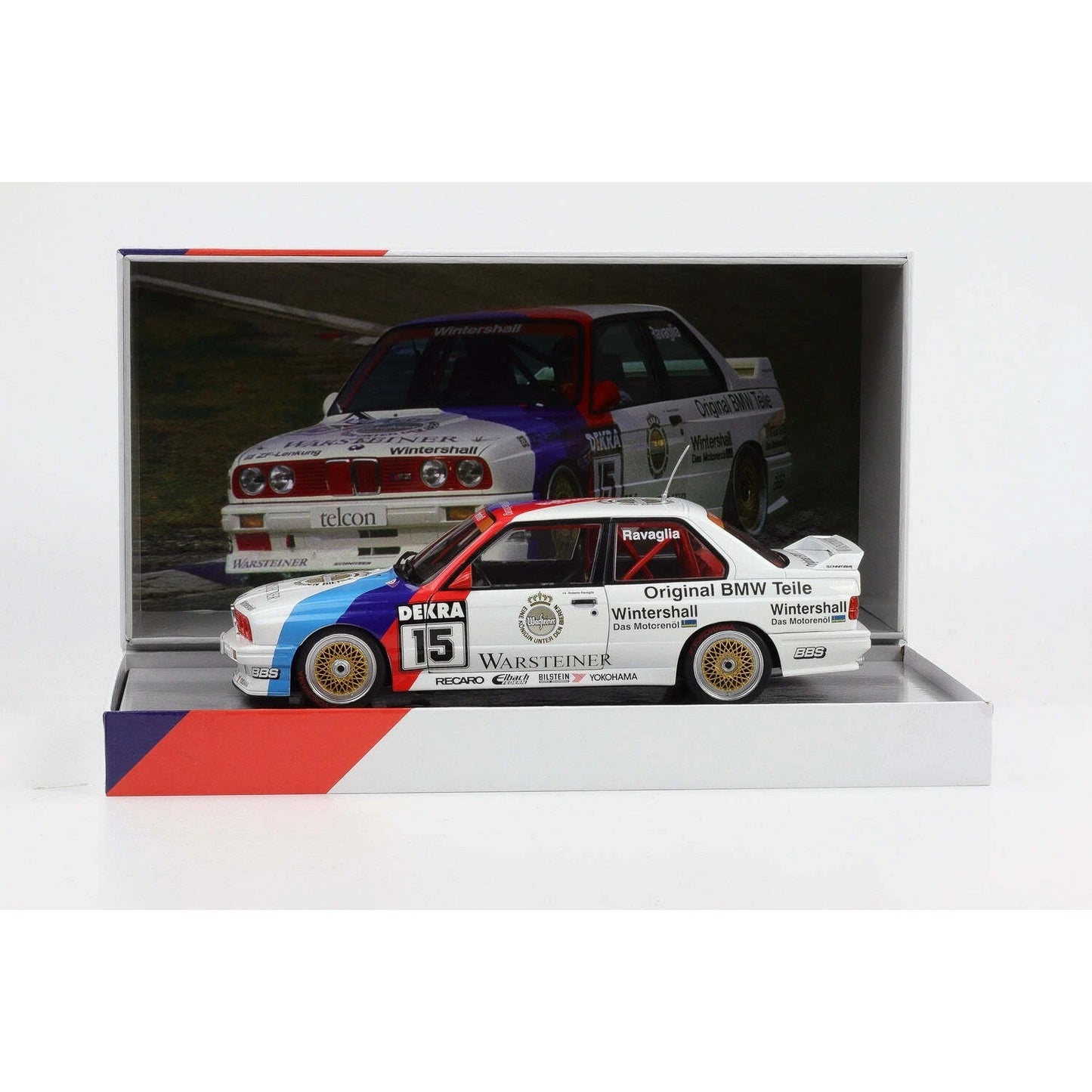 BMW M3 E30 #15 DTM Champion 1989 Roberto Ravaglia - 1/18 Werk83