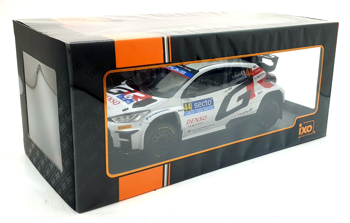 Toyota GR Yaris Rally2 #44 Rally Finland 2024 - 1/18 Ixo Models