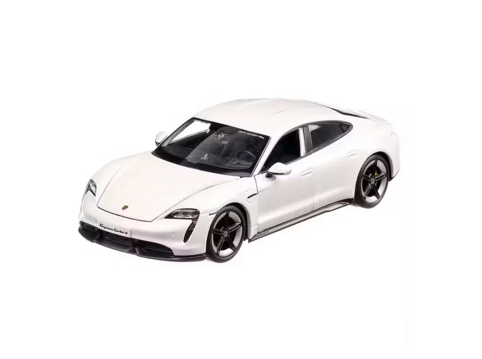 Porsche Taycan Turbo S alb - 1/24 Bburago
