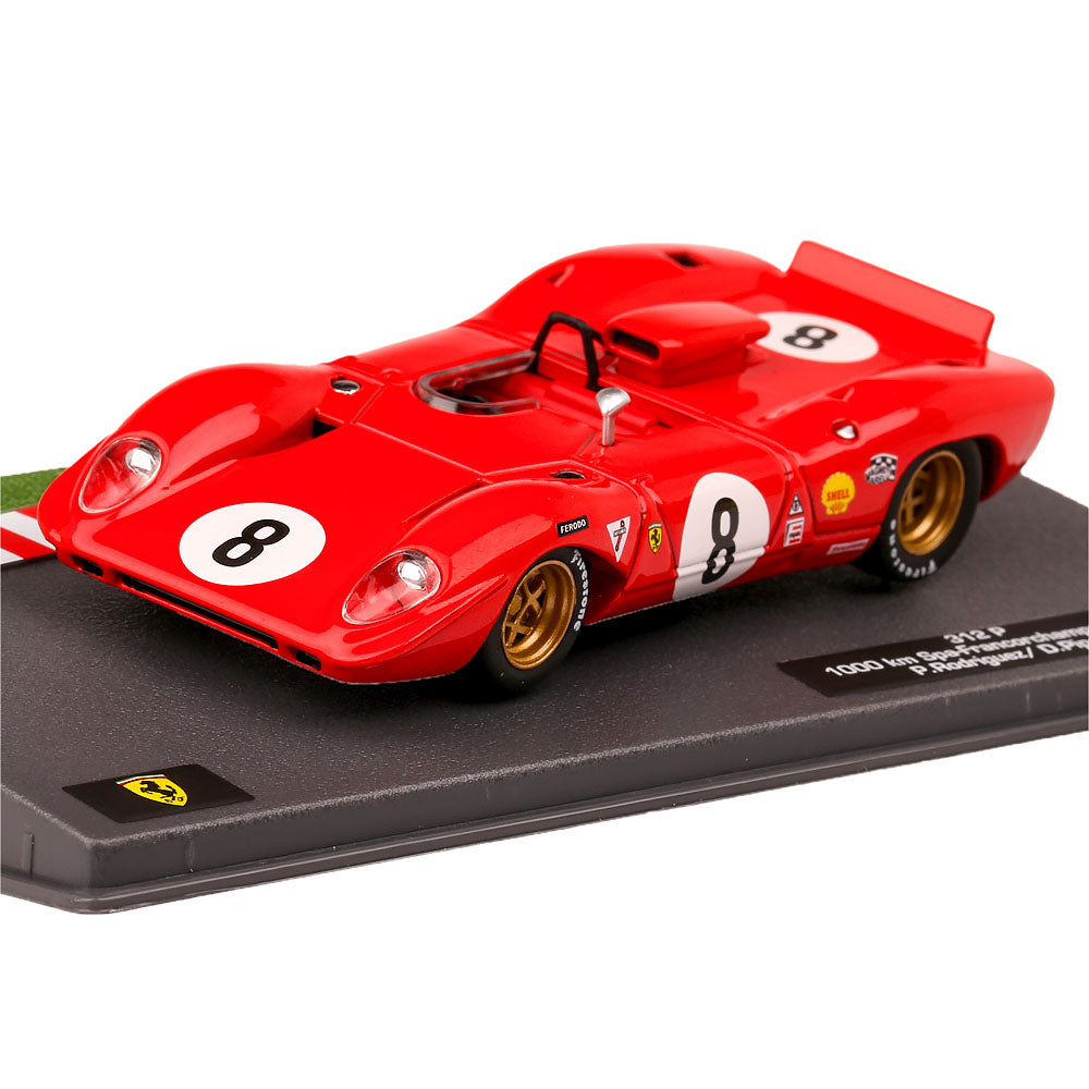Ferrari 312P #8 1000km Spa-Francorchamps 1969 P.Rodriguez / D.Piper cu vitrina plexiglass - 1/43 Edicola