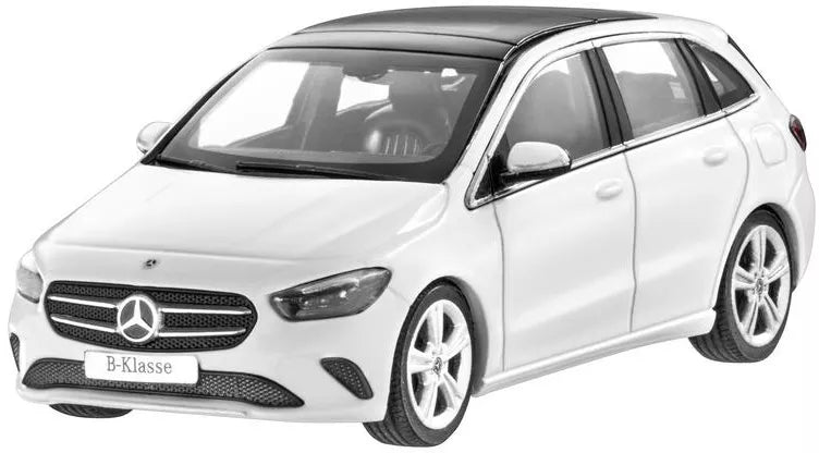 Mercedes B-Class alb cu vitrina plexiglass - 1/43 Herpa